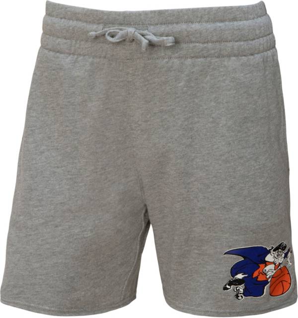 Mitchell & Ness Women's New York Knicks Grey Logo Shorts product image