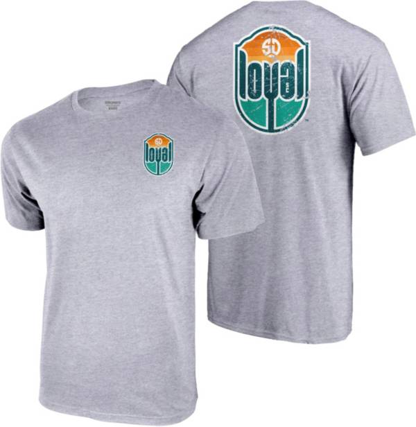 Icon Sports Group San Diego Loyal SC 2 Logo Grey T-Shirt