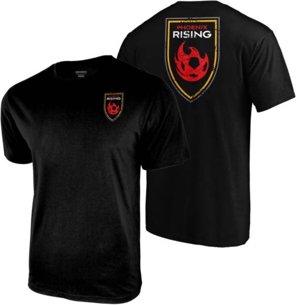 Icon Sports Group Phoenix Rising FC 2 Logo Black T-Shirt