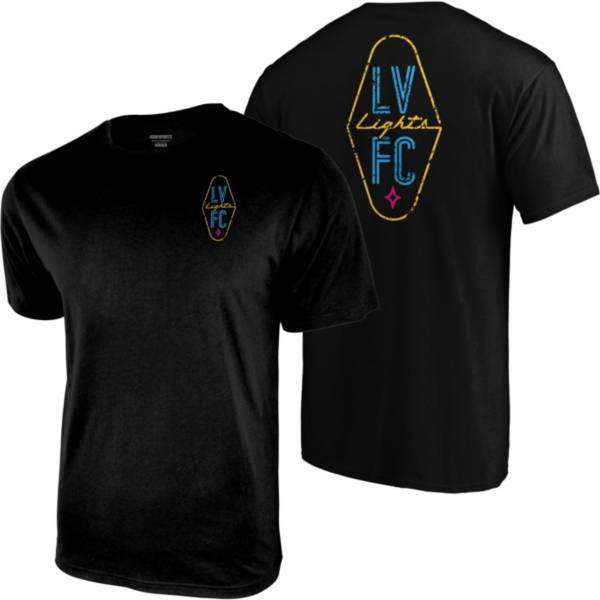 Icon Sports Group Las Vegas Lights 2 Logo Black T-Shirt