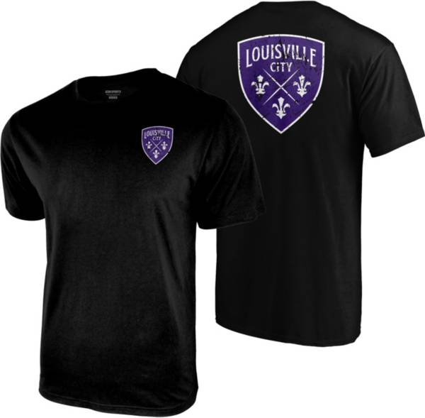 Icon Sports Group Louisville City FC 2 Logo Black T-Shirt