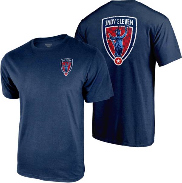 Icon Sports Group Indy Eleven 2 Logo Grey T-Shirt