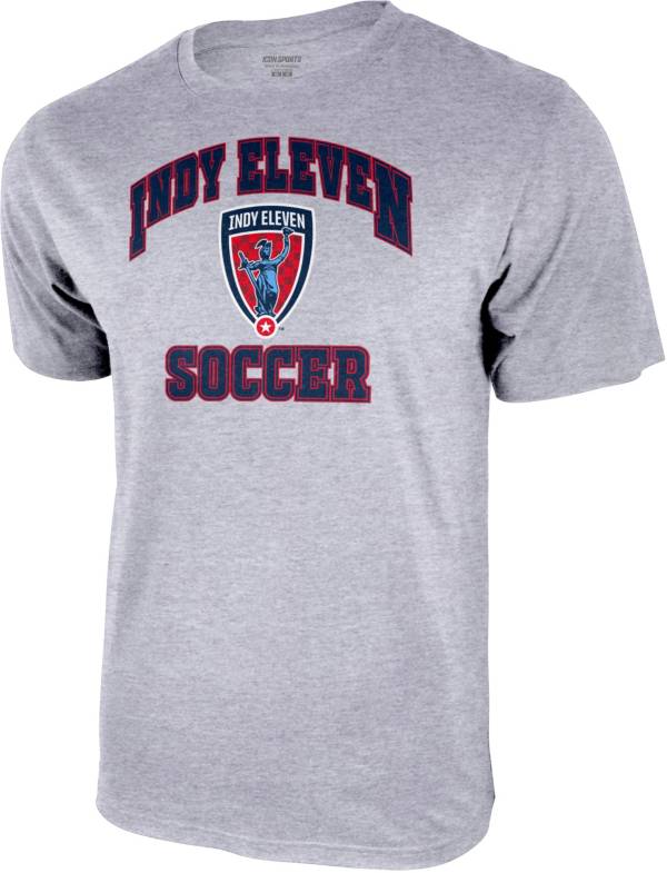 Icon Sports Group Indy Eleven Logo Grey T-Shirt