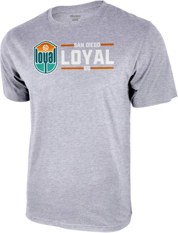 Icon Sports Group San Diego Loyal SC Logo Grey T-Shirt
