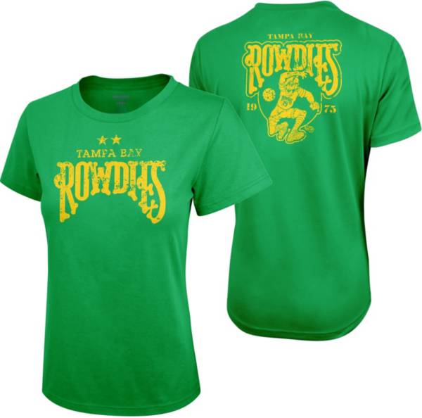 Icon Sports Group Women's Tampa Bay Rowdies 2 Logo Green T-Shirt