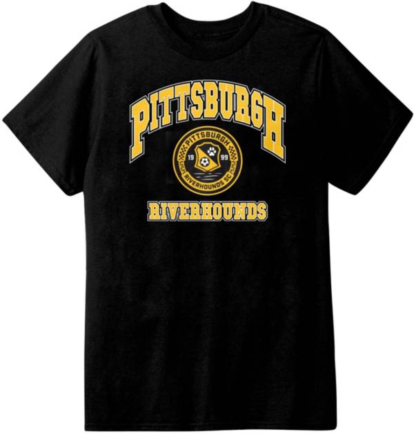Icon Sports Group Youth Pittsburgh Riverhounds SC Logo Black T-Shirt product image