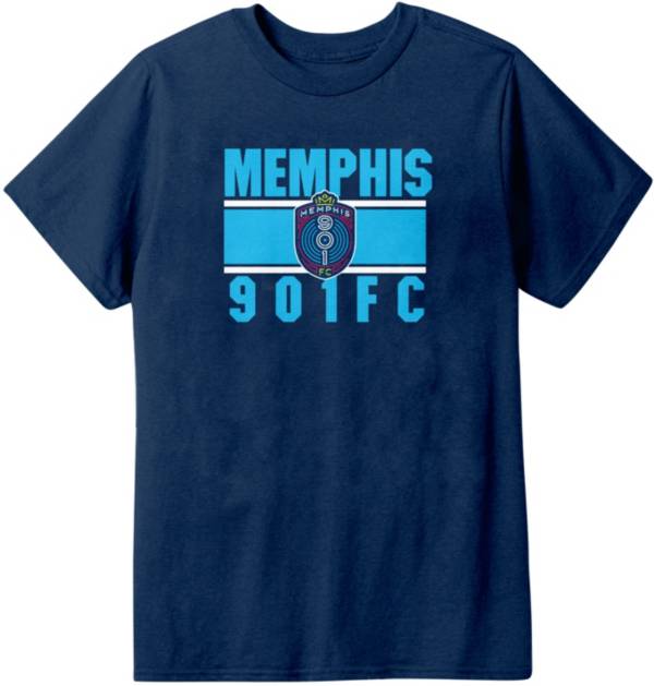 Icon Sports Group Youth Memphis 901 Logo Navy T-Shirt