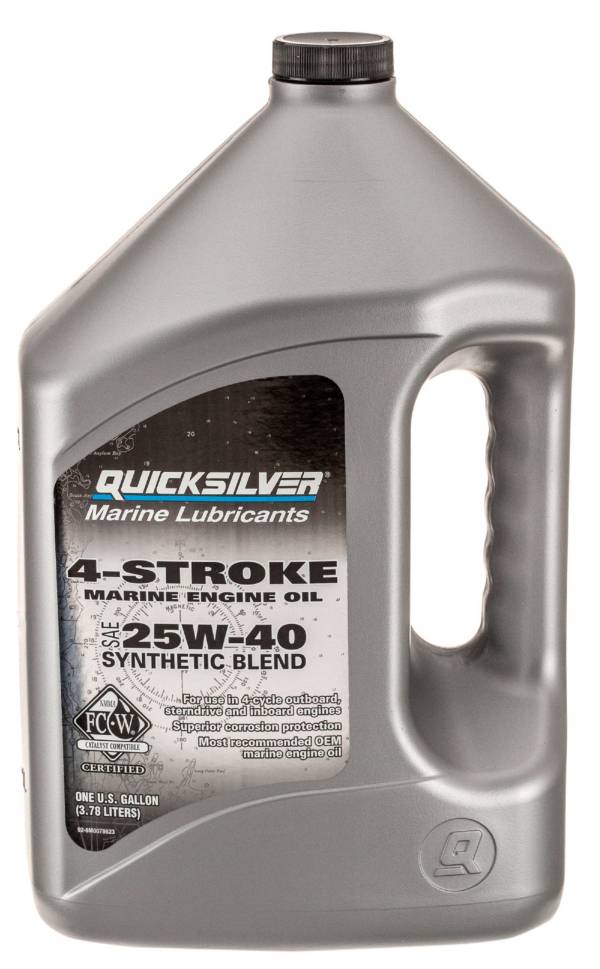 Quicksilver Synthetic Blend 4 Stroke Marine Motor Oil product image
