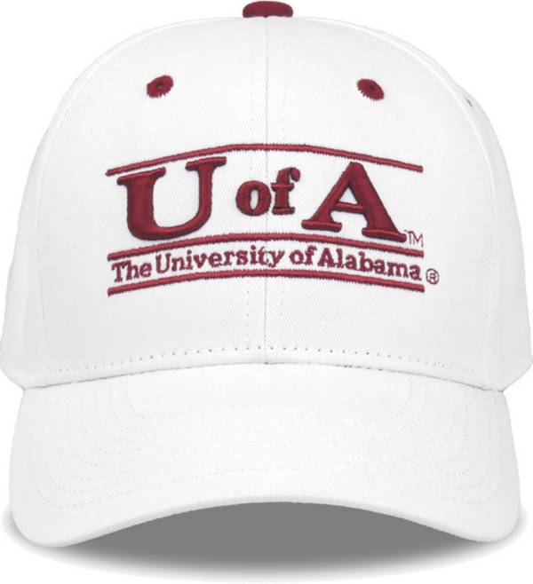 Adjustable White NCAA Alabama Crimson Tide Unisex NCAA The Game bar Design Hat 