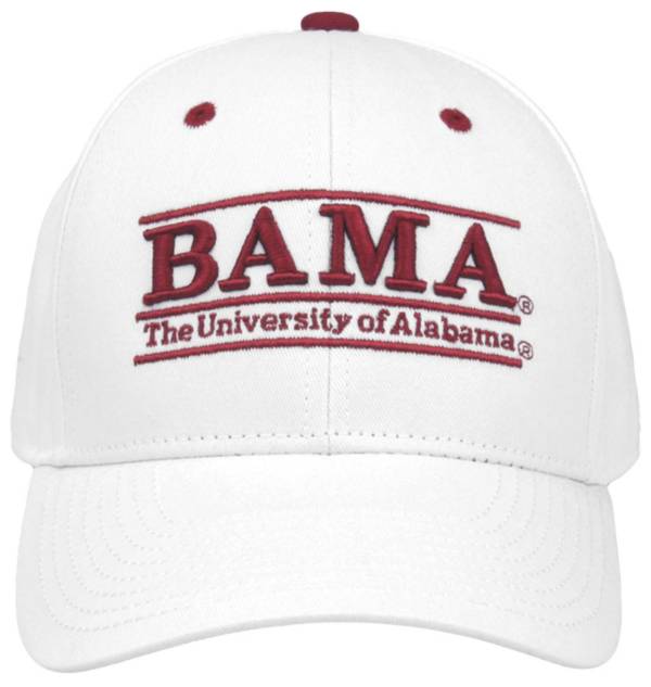 The Game Men's Alabama Crimson Tide White Nickname Adjustable Hat