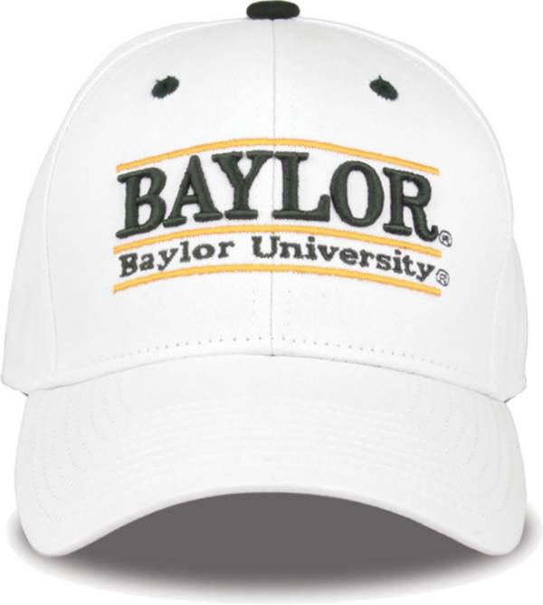 The Game Men's Baylor Bears White Bar Adjustable Hat