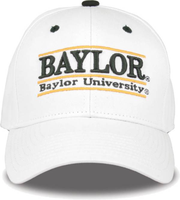 The Game Men's Baylor Bears White Bar Adjustable Hat product image