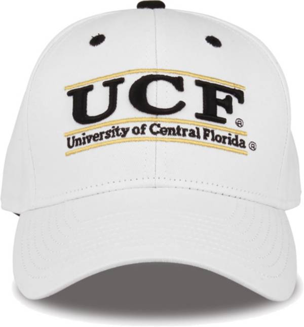 The Game Men's UCF Knights White Bar Adjustable Hat