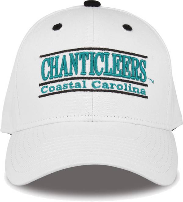 The Game Men's Coastal Carolina Chanticleers White Bar Adjustable Hat