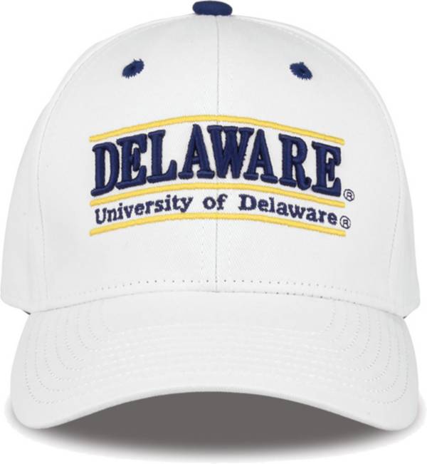 The Game Men's Delaware Fightin' Blue Hens White Bar Adjustable Hat