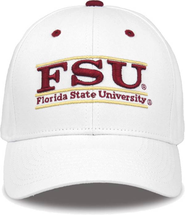 The Game Men's Florida State Seminoles White Bar Adjustable Hat