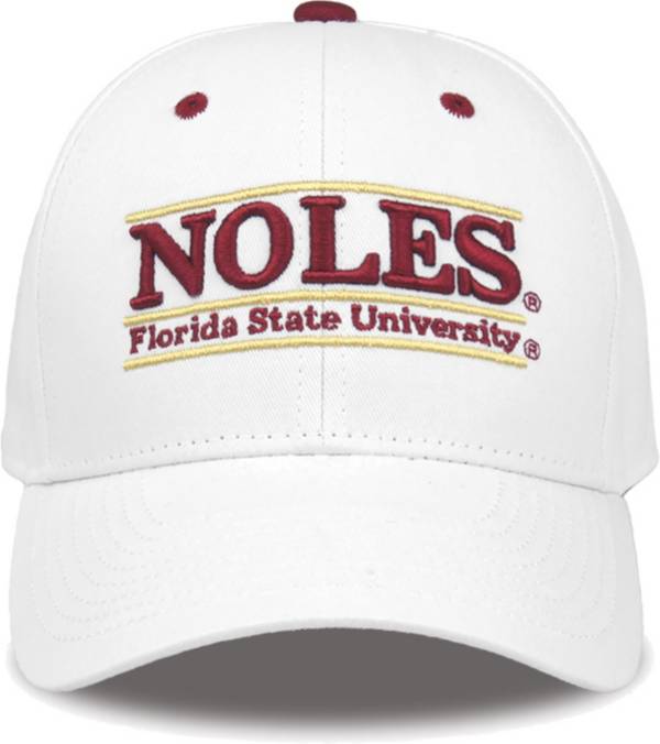 The Game Men's Florida State Seminoles White Nickname Adjustable Hat