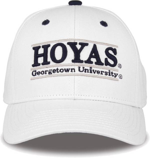 The Game Men's Georgetown Hoyas White Bar Adjustable Hat