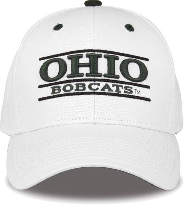 The Game Men's Ohio Bobcats White Bar Adjustable Hat