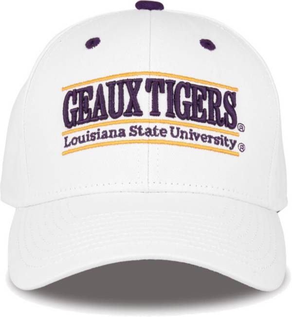 The Game Men's LSU Tigers White Nickname Adjustable Hat