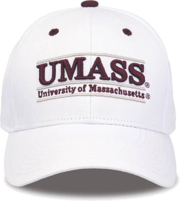 The Game Men's UMass Minutemen White Bar Adjustable Hat product image