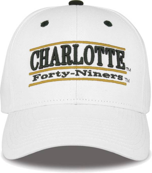 The Game Men's Charlotte 49ers White Bar Adjustable Hat product image