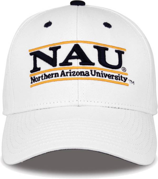 The Game Men's Northern Arizona Lumberjacks White Bar Adjustable Hat