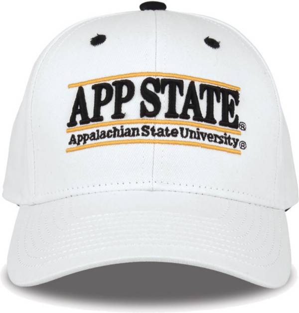 The Game Men's Appalachian State Mountaineers White Bar Adjustable Hat product image