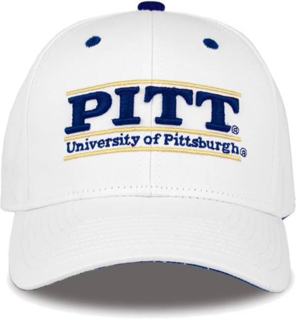 The Game Men's Pitt Panthers White Bar Adjustable Hat