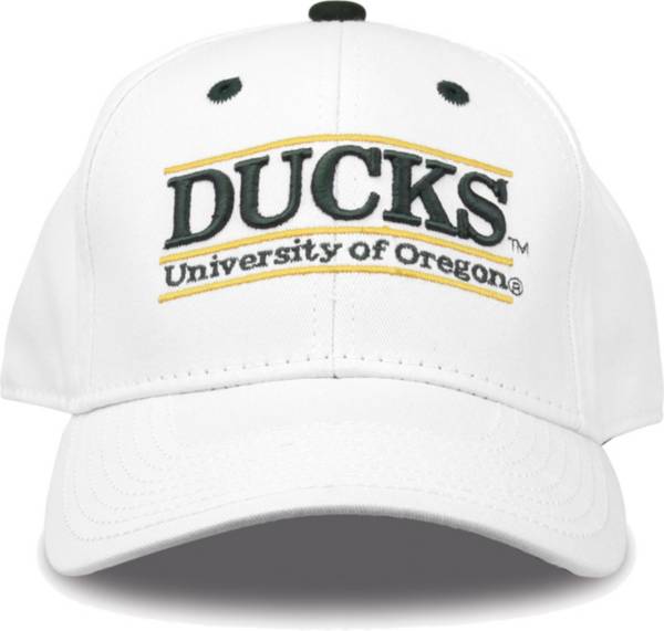 The Game Men's Oregon Ducks White Nickname Adjustable Hat