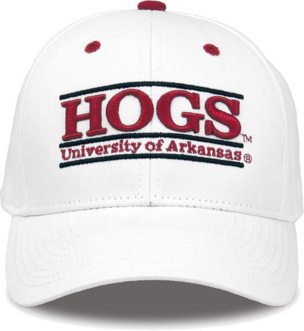 The Game Men's Arkansas Razorbacks White Nickname Adjustable Hat