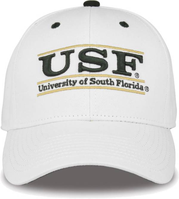 The Game Men's South Florida Bulls White Bar Adjustable Hat product image