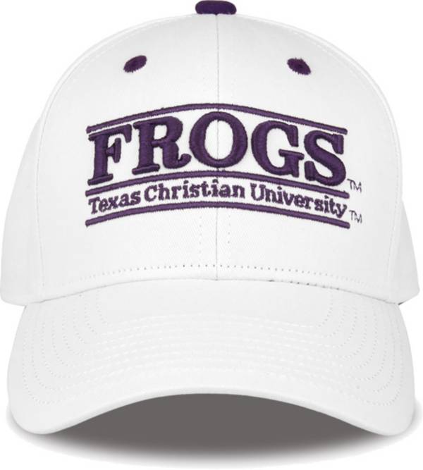 The Game Men's TCU Horned Frogs White Nickname Adjustable Hat product image