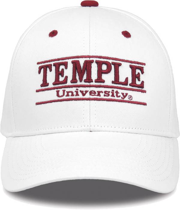 The Game Men's Temple Owls White Bar Adjustable Hat