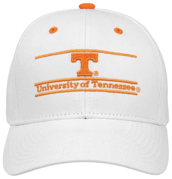 The Game Men's Tennessee Volunteers White Bar Adjustable Hat