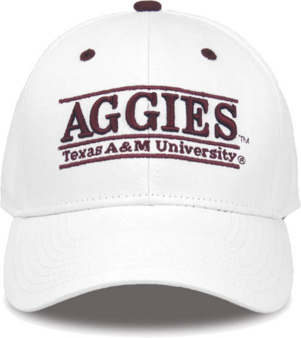 The Game Men's Texas A&M Aggies White Nickname Adjustable Hat