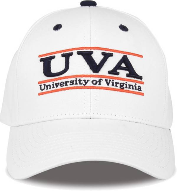 The Game Men's Virginia Cavaliers White Bar Adjustable Hat product image