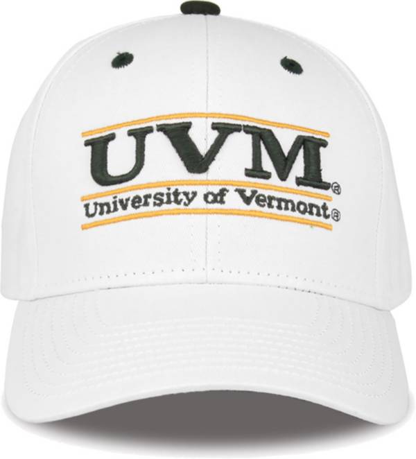 The Game Men's Vermont Catamounts White Bar Adjustable Hat