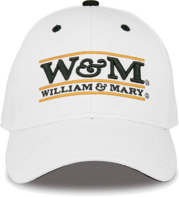 The Game Men's William & Mary Tribe White Bar Adjustable Hat