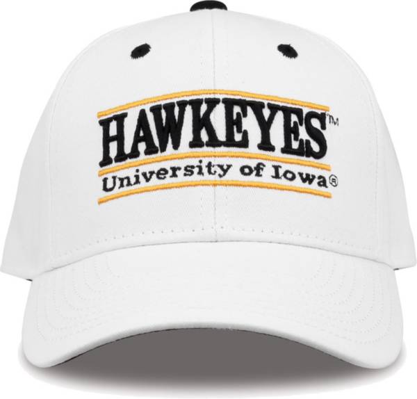 The Game Men's Iowa Hawkeyes White Nickname Adjustable Hat