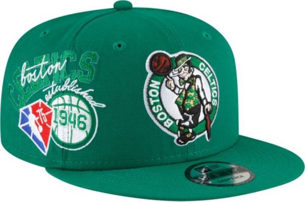 New Era Men's Boston Celtics Green 9Fifty Adjustable Snapback Hat