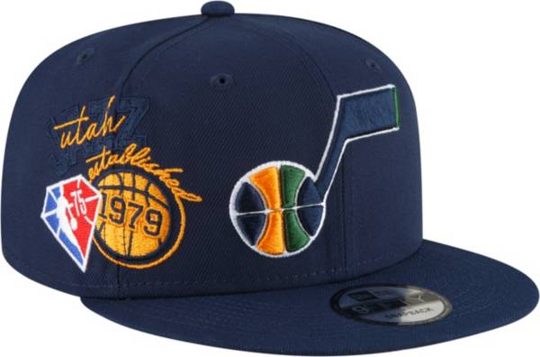 New Era Men's Utah Jazz Navy 9Fifty Adjustable Snapback Hat