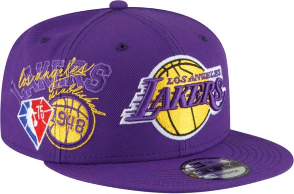 New Era Men's Los Angeles Lakers Purple 9Fifty Adjustable Snapback Hat