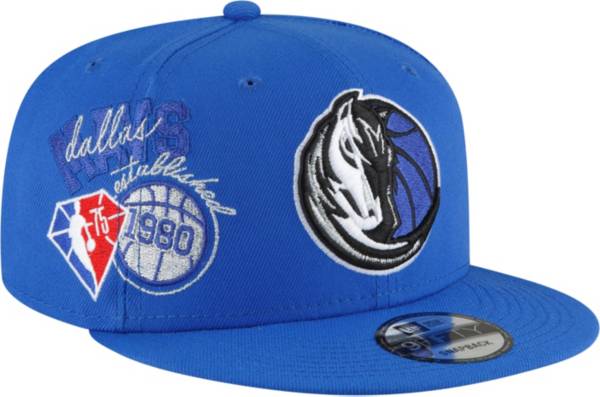 New Era Men's Dallas Mavericks Blue 9Fifty Adjustable Snapback Hat