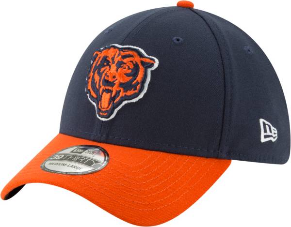 New Era Men's Chicago Bears Team Classic 39Thirty Navy Stretch Fit Hat