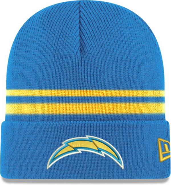 New Era Men's Los Angeles Chargers Cuffed Blue Knit