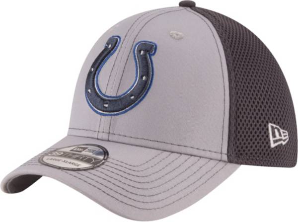 New Era Men's Indianapolis Colts Greyed Out Neo 39Thirty Stretch Fit Hat