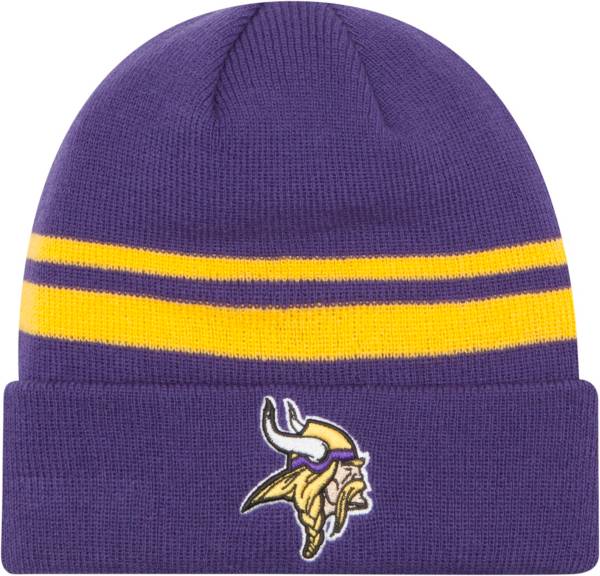 New Era Men's Minnesota Vikings Purple Cuffed Knit