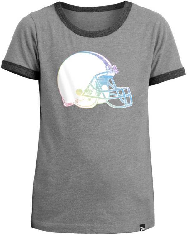 New Era Apparel Girls' Cleveland Browns Candy Sequins T-Shirt