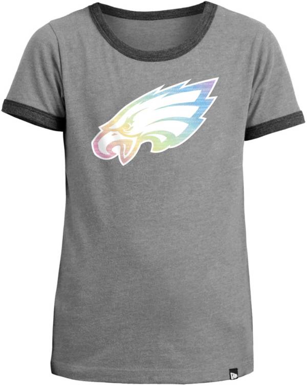 New Era Apparel Girls' Philadelphia Eagles Candy Sequins T-Shirt